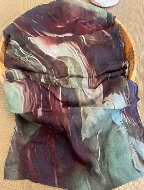 Dark Multicolor Modal Scarf