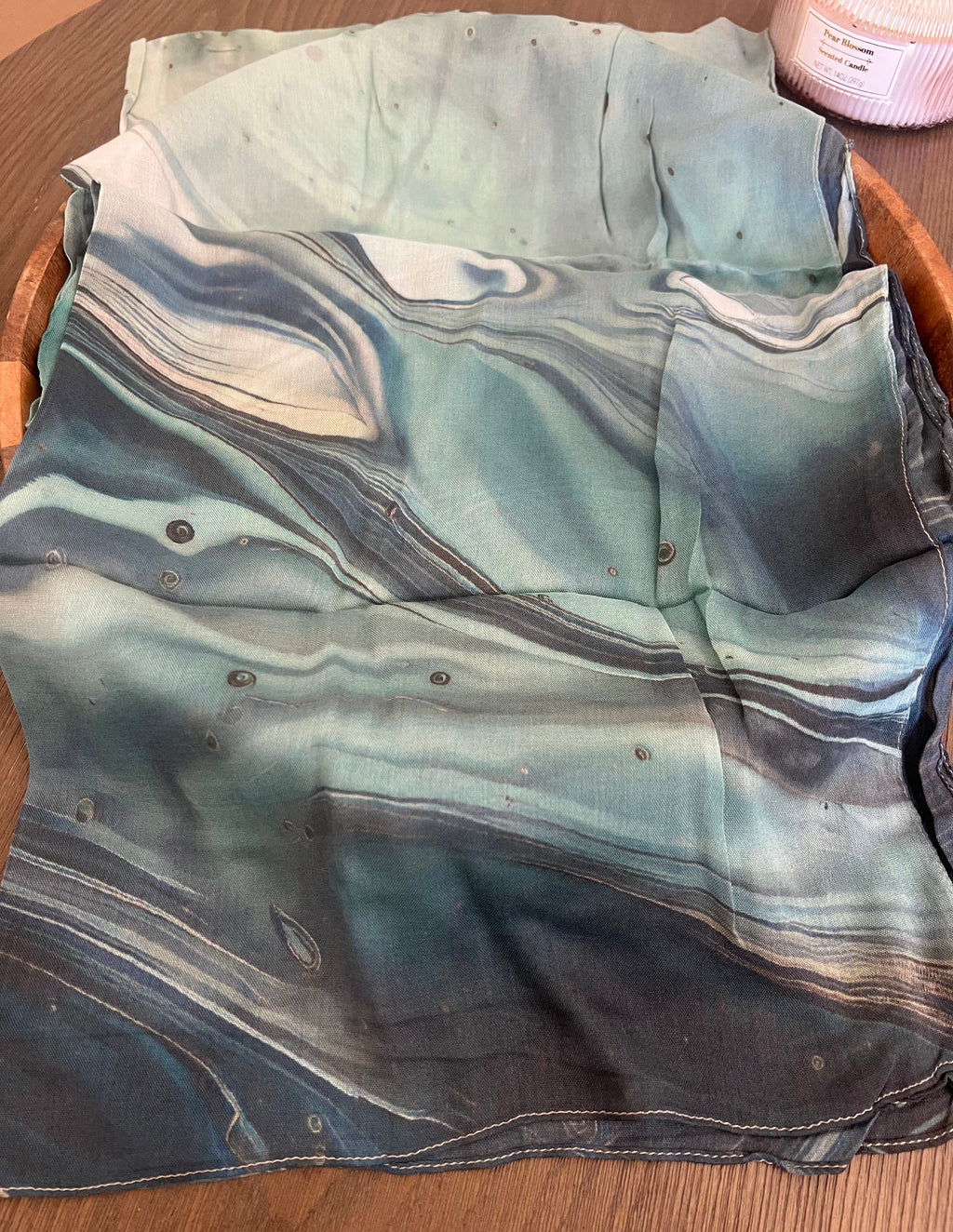Multicolor Blue Modal Scarf